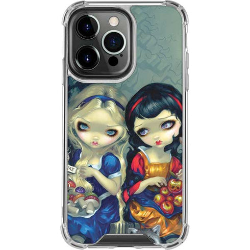 Alice & Snow Fairy Tail with Cat and Raccoon by Jasmine Becket-Griffith iPhone 16 Pro Clear Case